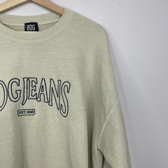 Urban Outfitters BDG Distressed Sweatshirt Size Large Oversized Vintage Style BN - Picture 6 of 9
